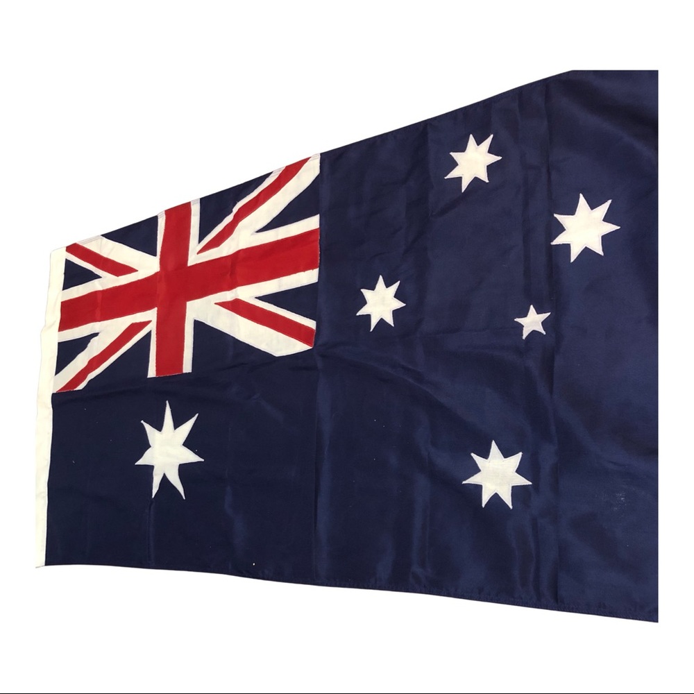 Amazing Custom Made Australia Flag 36” by 72” woven polyester.